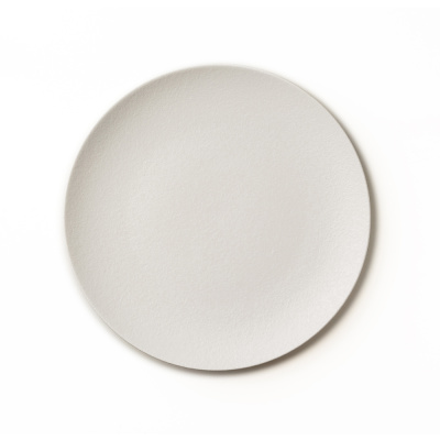 Тарелка белая, матовая, 22,5 х 2 см, фарфор (JET, арт. A0018W1274)
