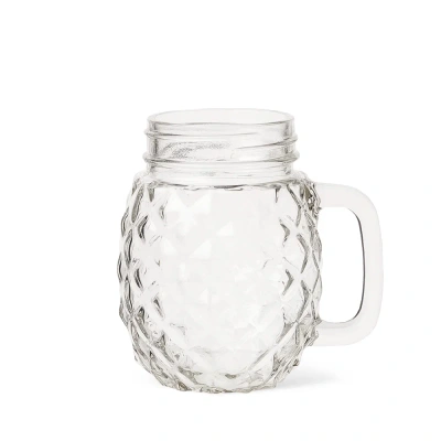 Банка, Форма ананас, 480 мл, Стекло, Прозрачный  (арт.ORT2052)