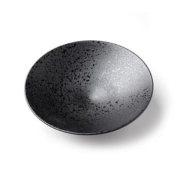 Салатник черный, матовый, 25,2 х 7 см, фарфор, 900 мл (JET, арт. A21520W521)