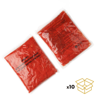 Имбирь маринованный, розовый, 1400 гр х10 упаковок