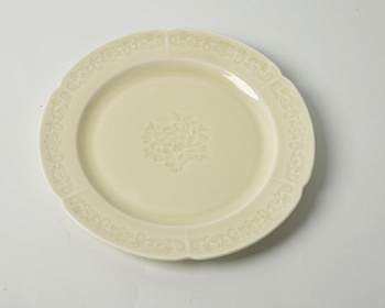 Тарелка плоская молочная Camelia, глянцевая, 26х2.2 см, фарфор (JET, арт. HS231975)