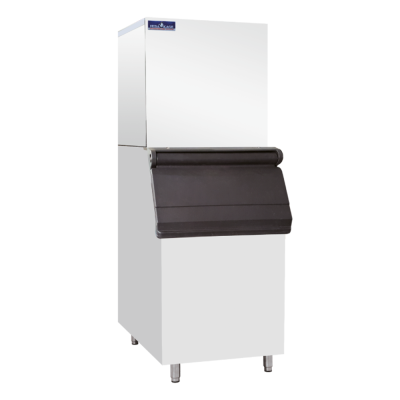 Льдогенератор HISAKAGE AS-450W гранулированный/колотый, в комплекте с бункером (водяное охлаждение)