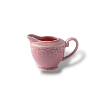Молочник розовый Camelia, глянцевая, 7.5х10х6 см, 100 мл, фарфор (JET, арт. HS236304)