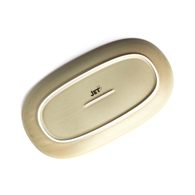 Блюдо прямоугольное зеленое, матовое, 24,2 х 4 х 2,7 см (JET, арт. H14008-SH69)