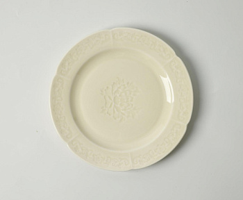 Тарелка плоская молочная Camelia, глянцевая, 21.2х2 см, фарфор (JET, арт. HS231974)