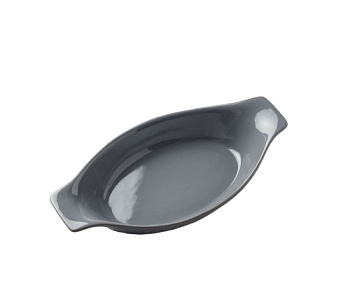Форма для запекания с ушками серая, глянцевая, 26.2х13.6х4.9 см (JET, арт. H0563-N276)