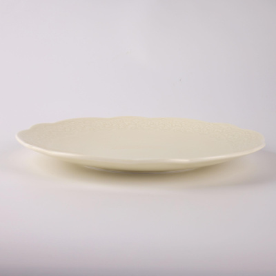 Тарелка молочная Camelia, глянцевая, 28.5х3 см, фарфор (JET, арт. HS237023)