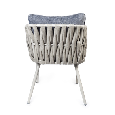 Кресло гостевое из искусственного ротанга с подушками GCV17013V-D