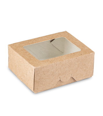 Контейнер OSQ TABOX PRO 300 (K), 100x80x40, Крафт / Белый (25уп)(450кор) JET