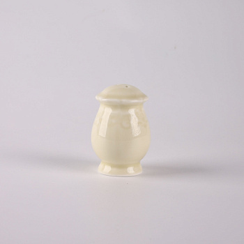 Солонка/перечница (3 отверстия) молочная Camelia, глянцевая, 4х6.5 см, фарфор (JET, арт. HS236309)