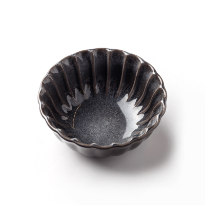 Салатник темно-серый, глянцевый, 14,1 х 6 см, фарфор (JET, арт. 17174112 HL1038700)