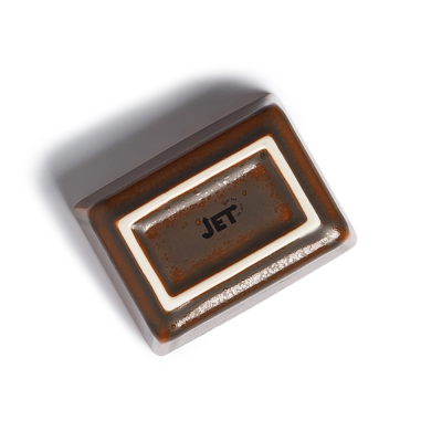 Сахарница коричневая, полуматовая, 9,5 х 7,2 х 5,4 см, фарфор (JET, арт. H7312-N539)