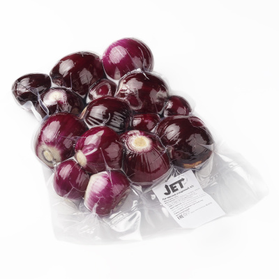 Лук красный очищенный в вакуумной упаковке (2 кг)