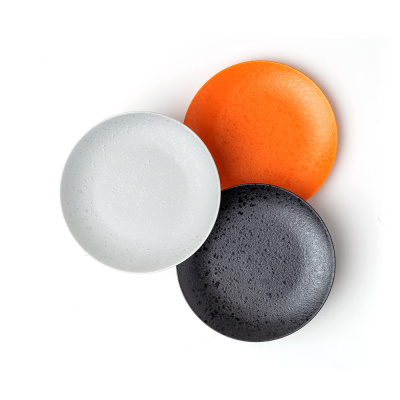 Тарелка черная, матовая, 33 х 3,4 см, фарфор (JET, арт. A0021W521)