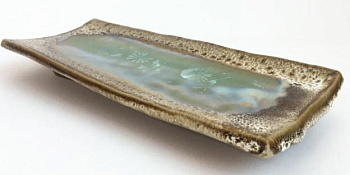 Блюдо для подачи Eclipse, кристаллическая глазурь, 33.2х9х3.5, фарфор (JET, арт. HS219667)