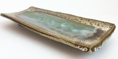 Блюдо для подачи Eclipse, кристаллическая глазурь, 33.2х9х3.5, фарфор (JET, арт. HS219667)