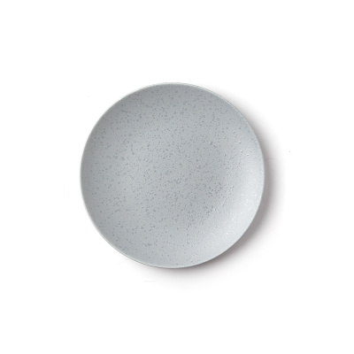 Тарелка серая, матовая, 17,5 х 2 см, фарфор (JET, арт. A0016W1101)