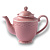 Чайник розовый Camelia, глянцевая, 15х20х12 см, 600 мл, фарфор (JET, арт. HS236317)