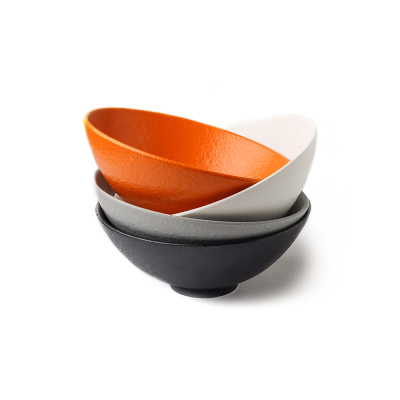 Салатник черный, матовый, 20,5 х 8,5 см, 1200 мл, фарфор (JET, арт. A15404W521)