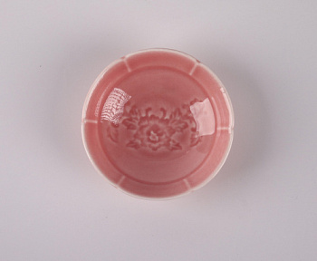 Тарелка глубокая розовая Camelia, глянцевая, 20х3.8 см, фарфор (JET, арт. HS236291)