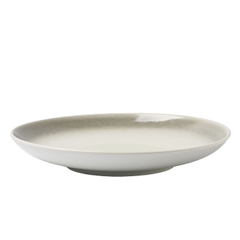 Тарелка серо-зеленая, глянцевая, 26.3 см, фарфор (JET, арт. H12376-SH01)