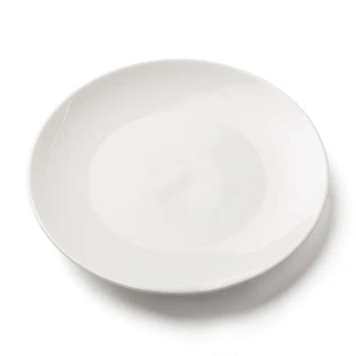 Тарелка белая, глянцевая, 30 см, фарфор (JET, арт. H0026)