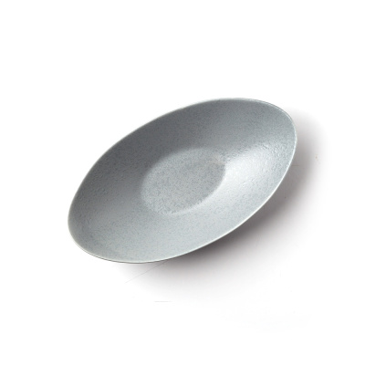 Салатник овальный серый, матовый, 31,2 х 17,5 х 8,0 см, фарфор, 700 мл (JET, арт. A23549W1101)