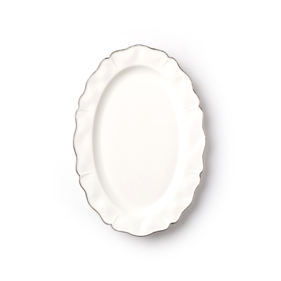 Блюдо овальное белое, глянцевое, 30,2, фарфор (JET, арт. DP2594S)