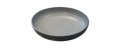 Тарелка серая, матовая, 25,5 х 3 см (JET, арт. H12416-N258)