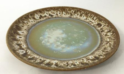 Тарелка плоская Eclipse, кристаллическая глазурь, 20.5х20.5х2, фарфор (JET, арт. HS219467)