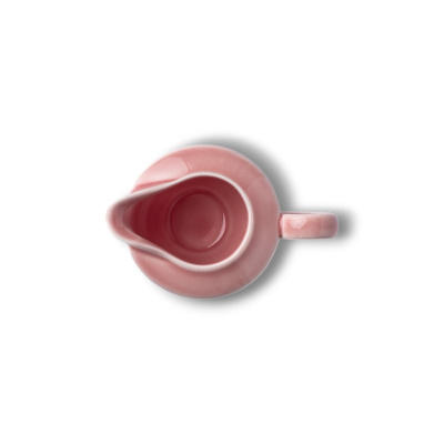 Молочник розовый Camelia, глянцевая, 7.5х10х6 см, 100 мл, фарфор (JET, арт. HS236304)