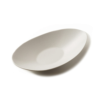 Салатник овальный белый, матовый, 31,2 х 17,5 х 8 см, фарфор (JET, арт. A23549W1274)