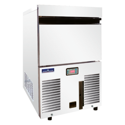 Льдогенератор HISAKAGE SC-100A кубик, в комплекте с бункером