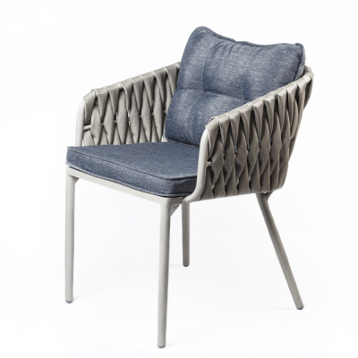 Кресло гостевое из искусственного ротанга с подушками GCV17013V-D