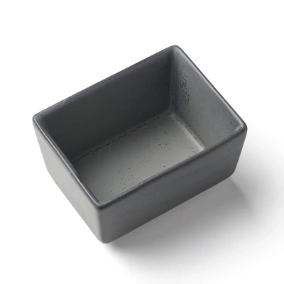 Сахарница серая, матовая, 9.5х7.2х5.4 см, фарфор (JET, арт. H7312-N258)